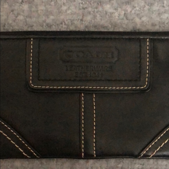 Coach Black Wristlet - Picture 2 of 4